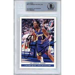 Chamique Holdsclaw Autograph LA Sparks 2005 WNBA Card - Beckett Authenticated